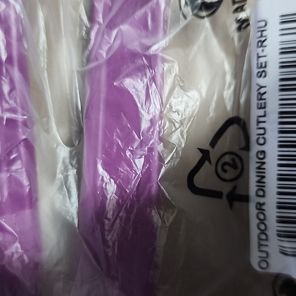 Snap together On the Go Cutlery - Purple (knife, fork,spoon) - Picture 4 of 5